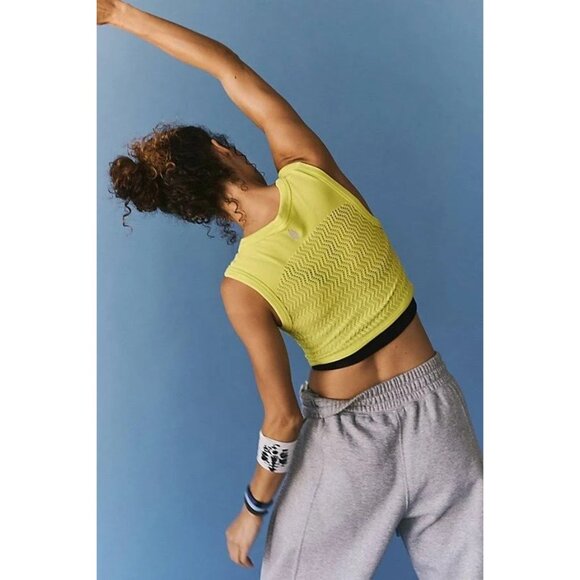 Free People FP Movement Free Throw Textured Muscle Tank NEW - Picture 2 of 3